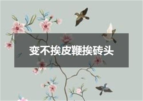 变不挨皮鞭挨砖头