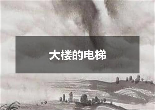大楼的电梯