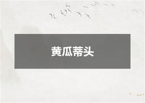 黄瓜蒂头