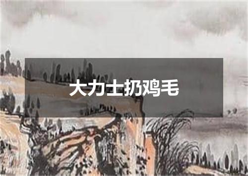大力士扔鸡毛