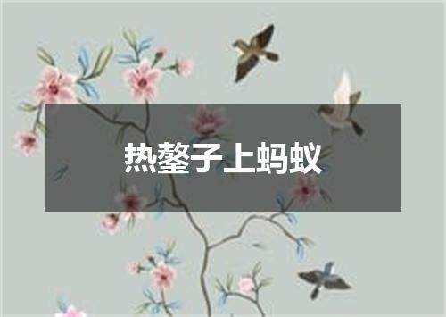 热鏊子上蚂蚁