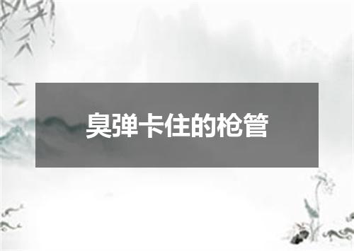 臭弹卡住的枪管