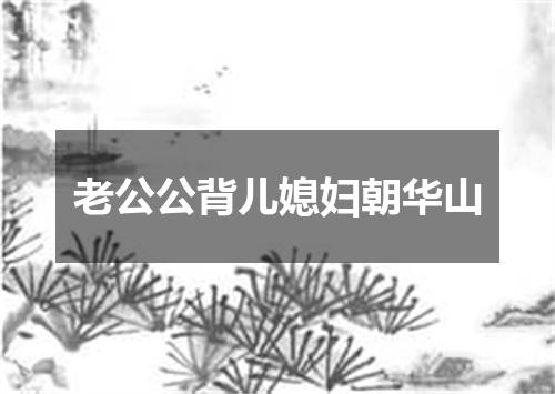 老公公背儿媳妇朝华山