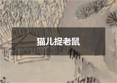 猫儿捉老鼠
