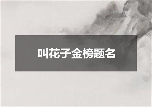 叫花子金榜题名