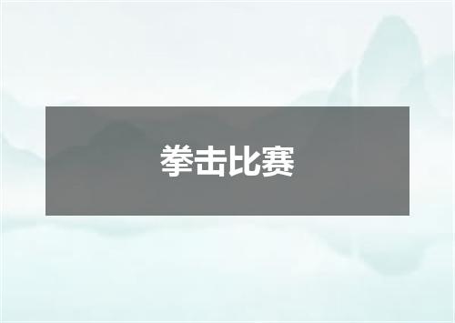 拳击比赛