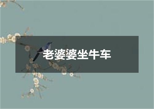 老婆婆坐牛车