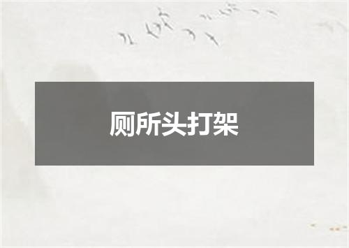 厕所头打架