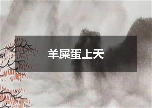 羊屎蛋上天