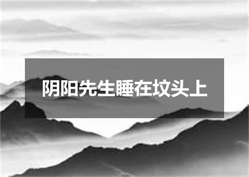 阴阳先生睡在坟头上