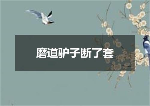 磨道驴子断了套