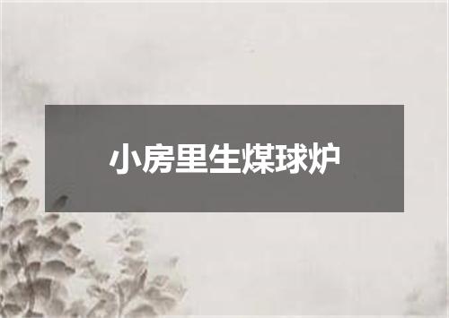 小房里生煤球炉