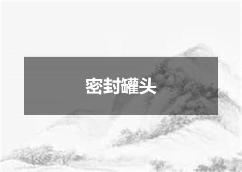 密封罐头