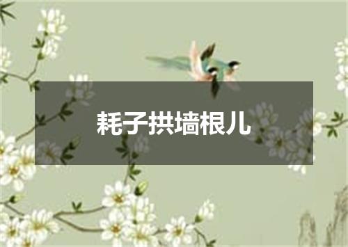 耗子拱墙根儿