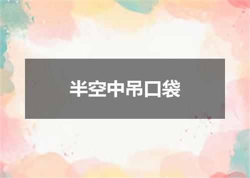 半空中吊口袋