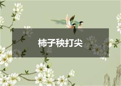 柿子秧打尖