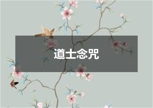 道士念咒