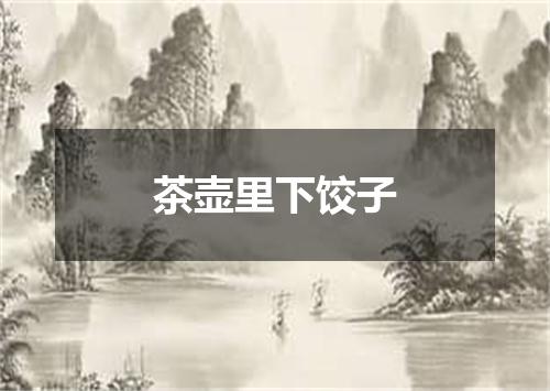 茶壶里下饺子
