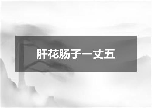肝花肠子一丈五