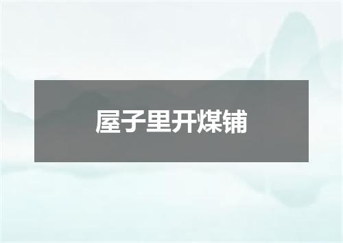 屋子里开煤铺