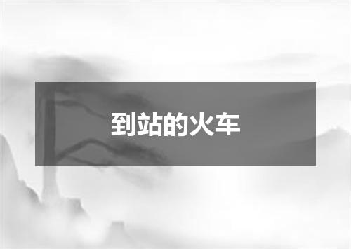 到站的火车