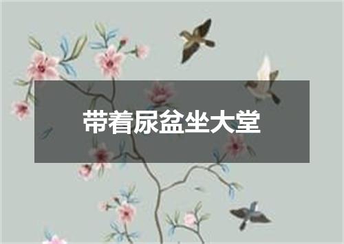带着尿盆坐大堂