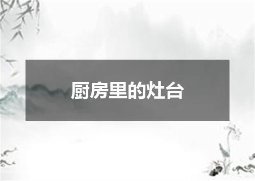 厨房里的灶台