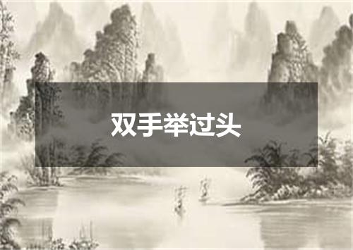 双手举过头