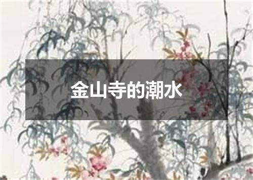 金山寺的潮水