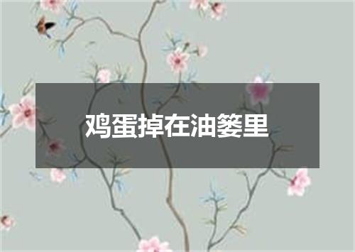 鸡蛋掉在油篓里