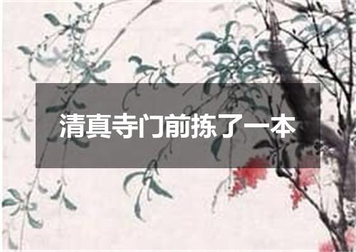 清真寺门前拣了一本
