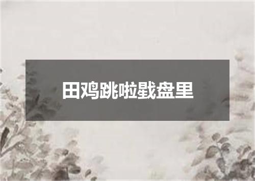 田鸡跳啦戥盘里