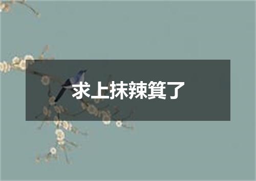 求上抹辣箕了
