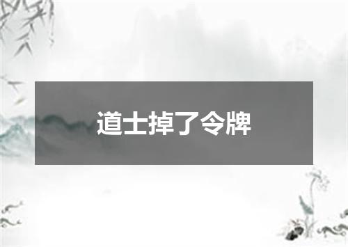 道士掉了令牌