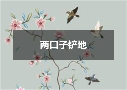 两口子铲地