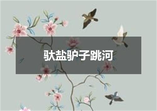 驮盐驴子跳河