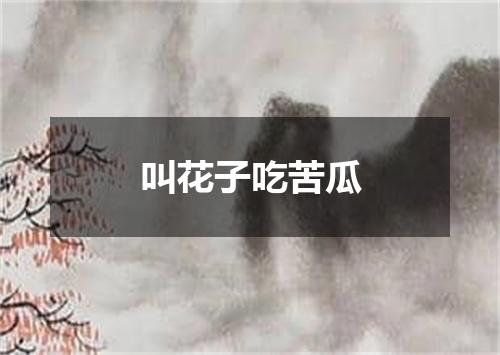 叫花子吃苦瓜