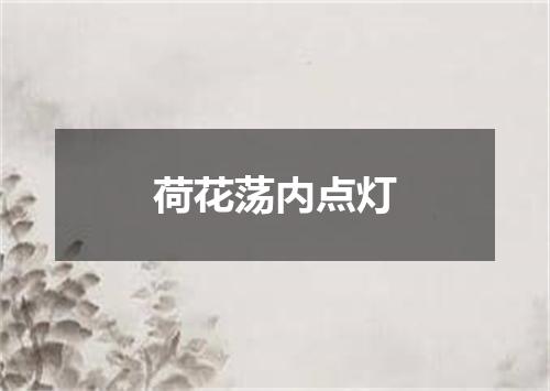 荷花荡内点灯