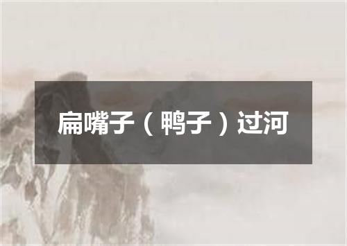 扁嘴子（鸭子）过河
