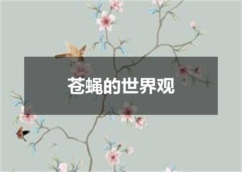 苍蝇的世界观