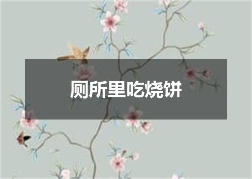 厕所里吃烧饼