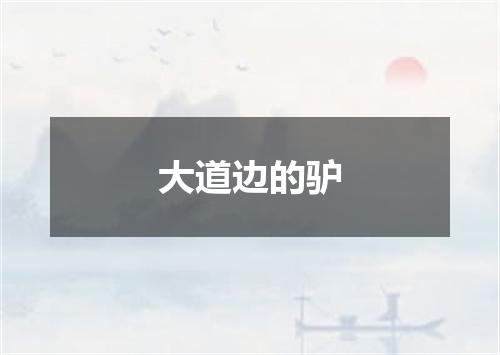 大道边的驴