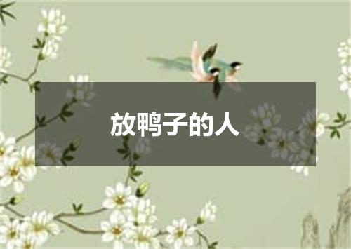 放鸭子的人