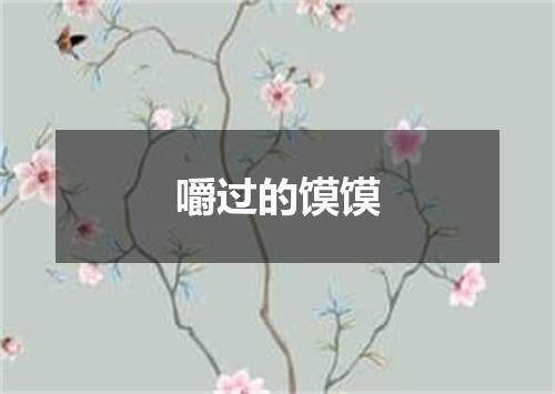 嚼过的馍馍
