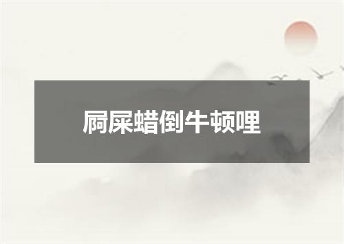 屙屎蜡倒牛顿哩