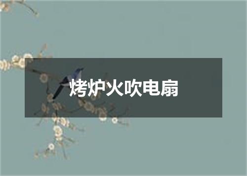 烤炉火吹电扇