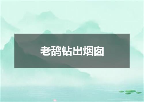老鸹钻出烟囱