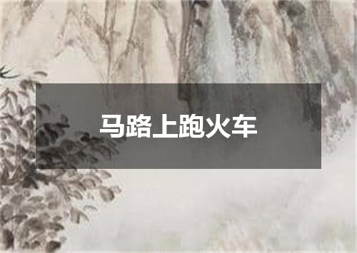 马路上跑火车
