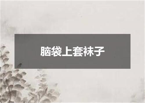 脑袋上套袜子