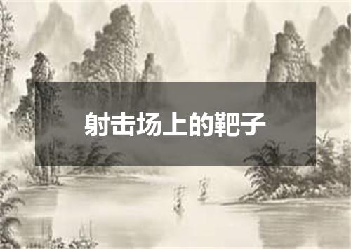 射击场上的靶子